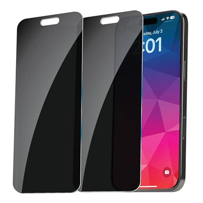 BLACK+DECKER 2 Pack Privacy Screen Protector for iPhone 16 Pro Anti-Spy - size: Privacy_iPhone 16 Pro