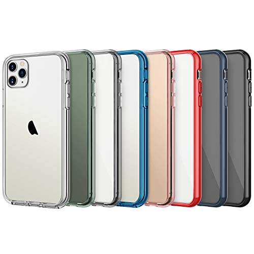 JETech Case for iPhone 11 Pro Max, Anti-Yellowing, Clear | Shockproof Protection, Scratch Resistant Hard PC Back, Durable Transparent TPU Bumper - color: Clear