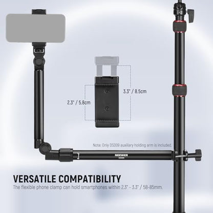 NEEWER Overhead Camera Mount with Phone Clip - style: DS009(2-Section)