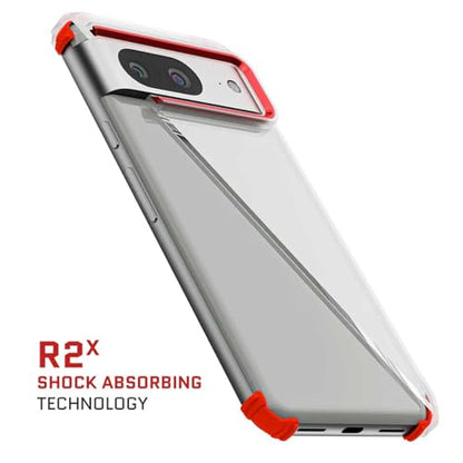 Ghostek Covert Pixel 8 Case Clear - Compatible with Wireless Charging, Silicone Fusion, Slim Fit Shockproof Phone Cover (6.2 Inch, Clear) - color: Clear, size: Pixel 8
