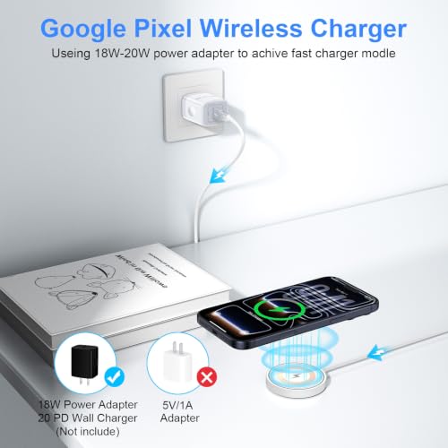 for Google Pixel 11/11 Pro/11 Pro XL/10 Pro Fold Magnetic Wireless Charger - color: White