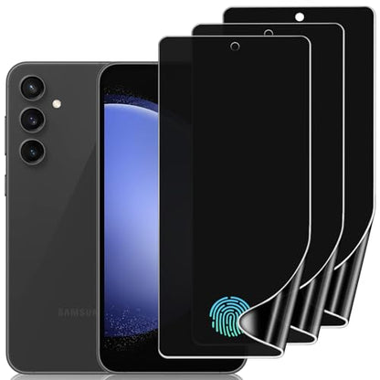 TPU Privacy Screen Protector for Samsung Galaxy S23 FE 6.4", 3 Pack - size: Samsung Galaxy S23 FE