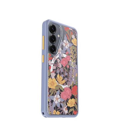OtterBox Samsung Galaxy S25 Symmetry Series Clear Magnet Case - Wildflower - color: Wildflower, style: Samsung Galaxy S25