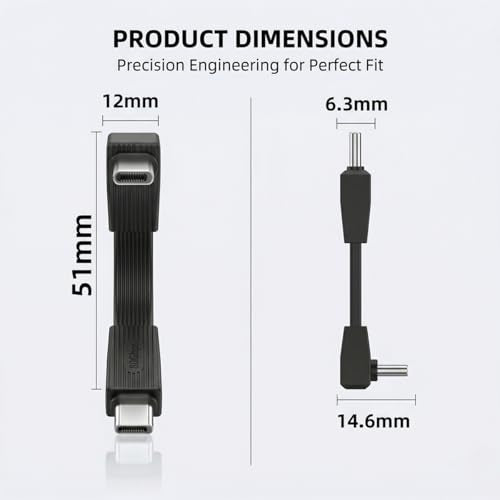 8K Short USB C Cable 80Gbps 240W (5cm)