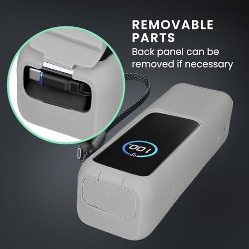 kwmobile Case Compatible with Anker Power Bank 25000mAh (A1695H11) - Portable Powerbank Cover - External Battery Charger Bag, Shockproof - Grey - color: grey