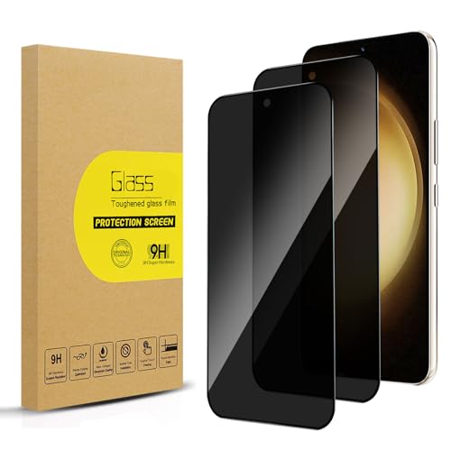 2 Pack Privacy Screen Protector for Samsung Galaxy S23 Plus/ S23+