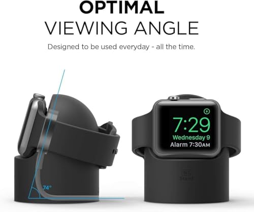 elago W2 Charger Stand for All Apple Watch Series - color: Black