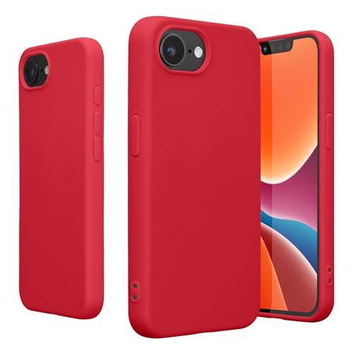 kwmobile Case Compatible with Apple iPhone 17e / iPhone 16e Case - Soft Slim Protective TPU Silicone Cover - Dark Pink Matte - color: dark pink matte
