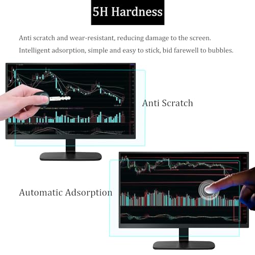 2 Pack 27" Anti Glare Screen Protector for 27-inch 16:9 Widescreen Desktop PC LED Monitor, 27-inch Sceptre/LG/Dell/HP/Acer/ViewSonic/ASUS/Aoc/Samsung Widescreen Monitor Matte Screen Protector - size: 27 inch 16:9 Aspect Ratio