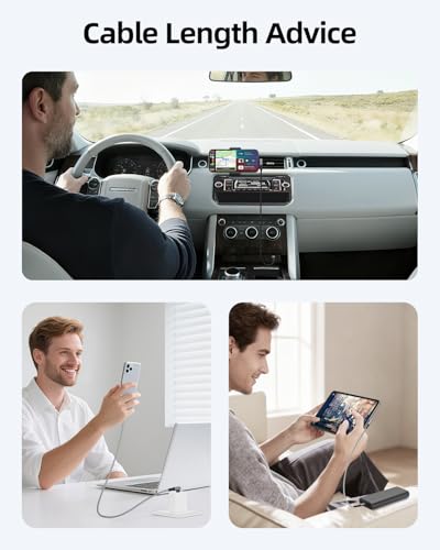 Short Right Angle USB C to USB C Cable 18 inch 3 Pack, PD 65W Fast Charging - color: Grey White, size: 1.5FT