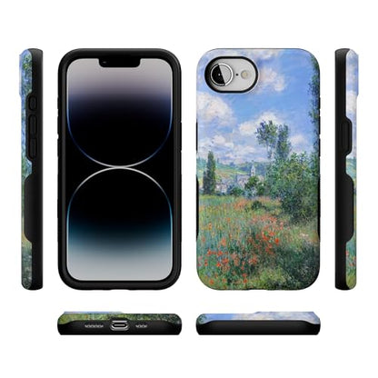 Casely iPhone 16e Case | Monet's View | The Met Museum | Bold Protective Design | Compatible with MagSafe - color: Monet's View | The Met Museum