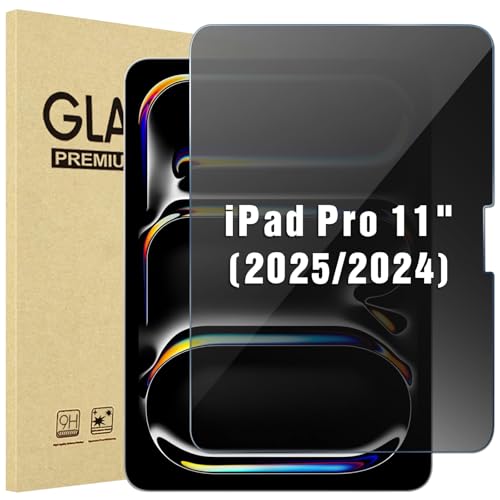 ProCase 1 Pack Privacy Screen Protector for iPad Pro 11” 2025 M5 / 2024 M4 - size: iPad Pro 11" (M5) 2025 / (M4) 2024