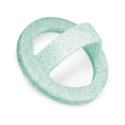 Magnetic Silicone Ring Grip Phone Holder, Phone Loop, Magsafe Phone Grip - color: Green Sparkle