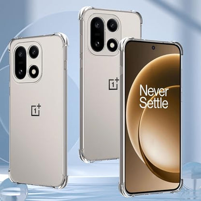 Anoowkoa for OnePlus 15 Case.Anti Yellowing Clear Cover Phone Case.Military-Grade Shockproof.Ultra-Thin Drop-Proof and Super Soft.for One Plus 15 Transparent - color: OnePlus 15