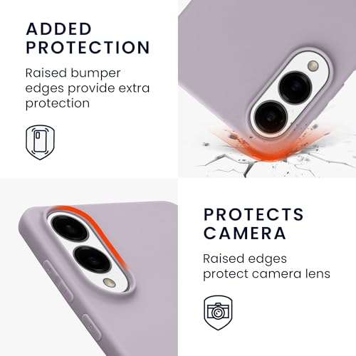 kwmobile Case Compatible with Samsung Galaxy S25 Edge Case - Soft Slim Protective TPU Silicone Cover - Lavender - color: lavender, size: Galaxy S25 Edge