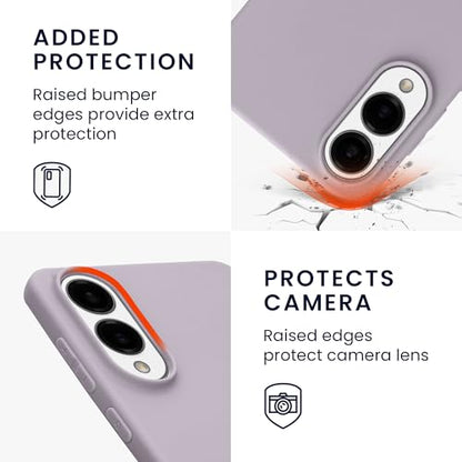 kwmobile Case Compatible with Samsung Galaxy S25 Edge Case - Soft Slim Protective TPU Silicone Cover - Lavender - color: lavender, size: Galaxy S25 Edge