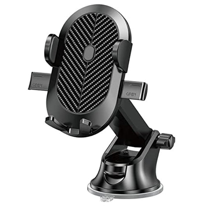 Phone Holder Car Universal Car Phone Holder Automobile Accessories Dashboard [Military-Grade Suction & Stable Clip] Air Vent Windshield Phone Mount Fit for iPhone Android Smartphones