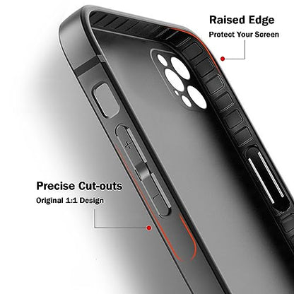 TENOC Phone Case Compatible with iPhone 11 Pro Max, Black Case Anti-Fingerprint Protective Bumper Matte Cover for 6.5 Inch - color: Black, size: iPhone 11 Pro Max