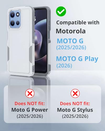 for Motorola Moto G 2026 2025 / G Play 2026 Case White - color: White