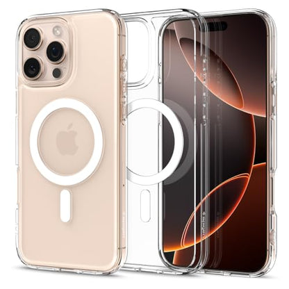 Spigen for iPhone 16 Pro Case, Ultra Hybrid MagFit [Anti-Yellowing] [Compatible with Magsafe] - Clear - color: Clear, size: iPhone 16 Pro