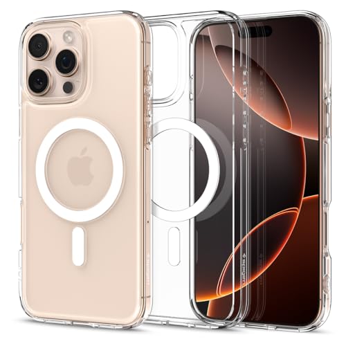 Spigen for iPhone 16 Pro Case, Ultra Hybrid MagFit [Anti-Yellowing] [Compatible with Magsafe] - Clear - color: Clear, size: iPhone 16 Pro