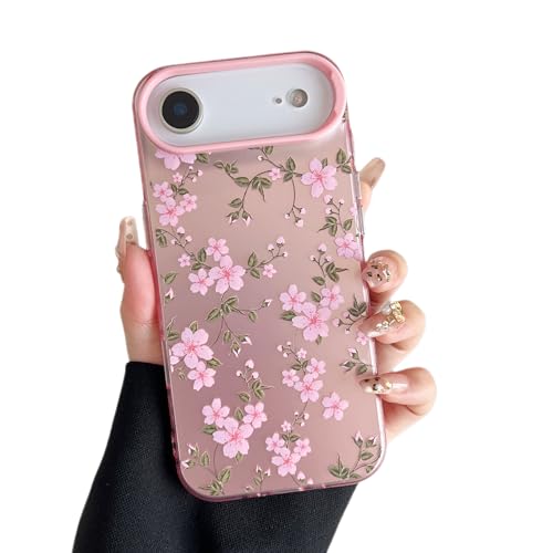 ZTOFERA for iPhone Air Case,Cute Pink Ribbon Bow Tie Planet Star Floral Aesthetic Phone Case,Trendy Slim Hard IMD Shockproof Protective Bumper Phone Cover for Women Girls,Green Leaf - color: Green Leaf, size: iPhone Air 6.5"