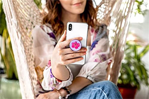 Collapsible Phone Bracket 360°Rotary Grips for Phones & Tablets(3 Pack) - White Rose Gold Geometric Pink Marble