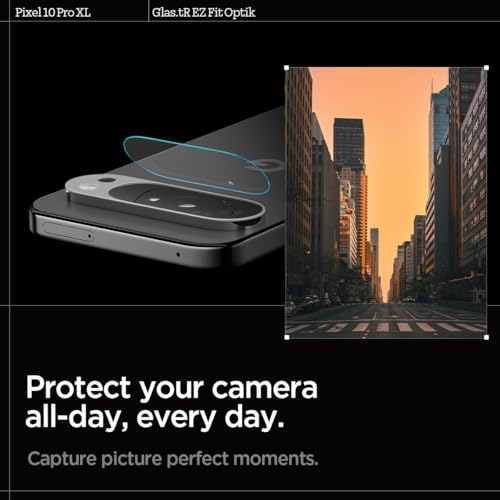 Spigen Glas.tR EZ FIT Optik Camera Lens Protector for Pixel 10 Pro XL - size: Pixel 10 Pro XL