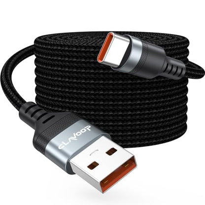 20 FT USB C Cable Long, 18W Fast Charging USB A to USB-C Charge Cord 20Foot - size: 20 Feet