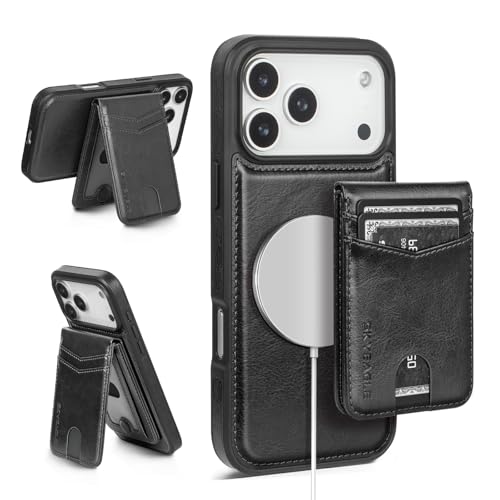 SkyEagle for iPhone 17 Pro Max Wallet Case with Card Holder,Black - color: Black, size: iPhone 17 Pro Max - 6.9"