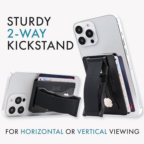 LOVEHANDLE Wallet for MagSafe + Kickstand - Midnight Mushroom Glow - color: Mushroom