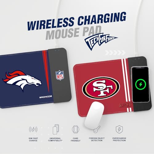 SOAR NFL Wireless Charging Mouse Pad