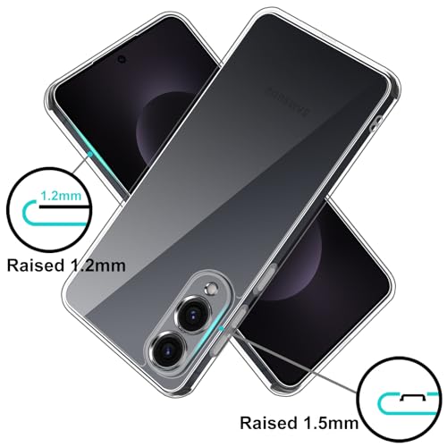 TENOC Phone Case for Samsung Galaxy S25 Edge, Clear Case Anti-Yellowing Protective Bumper Hard Back Cover - color: Clear Anti-Yellowing, size: S25 Edge