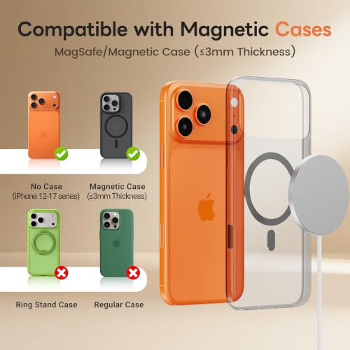 MagSafe 25W Magnetic Wireless Charger Fast Charging Pad for iPhone - color: White