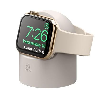elago W2 Charger Stand for All Apple Watch Series - color: Stone