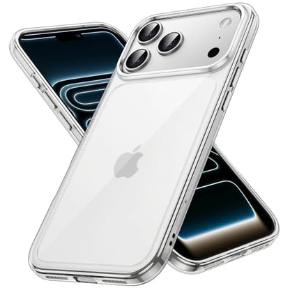 JETech Case for iPhone 17 Pro Max, Anti-Yellowing, Clear | Shockproof Protection, Scratch Resistant Hard PC Back, Durable Transparent TPU Bumper - color: Clear, size: iPhone 17 Pro Max