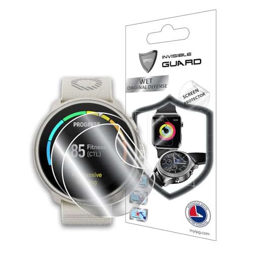 IPG for Suunto Watch Run Hydrogel Screen Protector (2 Units) Invisible HD Clear Film Anti Scratch Guard-Smooth/Self-Healing/Bubble for Run