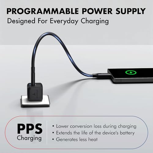 PD 20W & PD 30W GaN Charger, Type-C Fast Charger Compatible for iPhone 17/16/16 Pro Max/15 Series/iPad Pro, Smartphones & Tablets, QC 3.0,Compact Foldable Plug Design, Smart Power Delivery