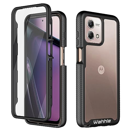 Compatible with Moto G Stylus 5G 2023 Case, Built in Screen Protector Full Body Shockproof Slim Fit Bumper Protective Phone Cover Men Women-Black/Clear - size: Moto G Stylus 5G 2023
