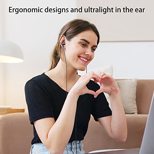 USB C Headphones for iPhone 15 Earbuds HiFi Stereo Type C Wired Earphones with Mic & Remote Control Noise Cancelling for iPhone 16 pro, iPad Pro, Galaxy S23/S22/S21/S20/Ultra Note 10/20