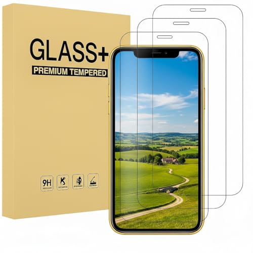 3 Pack for Apple iPhone 11 Pro/iPhone Xs/iPhone X Screen Protector 5.8 Inch Display, Tempered Glass 2.5D Edge Work Most Case