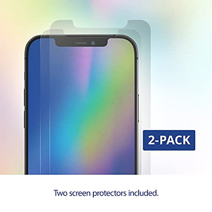 max Protection HD Screen Protection - 2 Pack - Tempered Glass Screen Protector - Made for Apple iPhone 11 Pro, iPhone Xs and iPhone X - Case Friendly (990104696) - size: iPhone 11 Pro