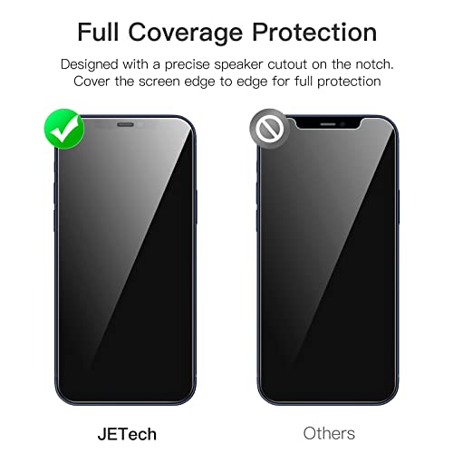 JETech Screen Protector for iPhone 12/12 Pro, 3-Pack