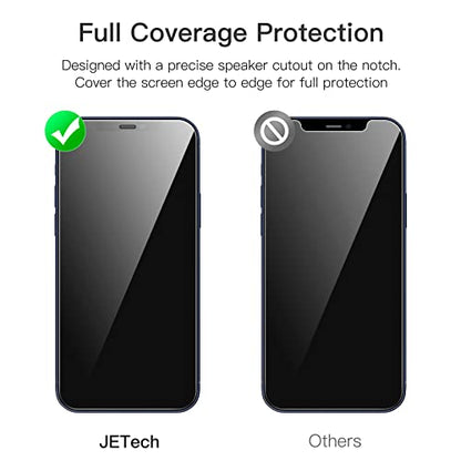 JETech Screen Protector for iPhone 12/12 Pro, 3-Pack