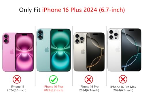 NITITOP Compatible with iPhone 16 Plus Case Clear Cute Bow Ribbon Love Heart Pattern for Women Girls Bowknot Full Camera Lens Soft TPU Slim Shockproof Protective Cover - White - color: White, size: iPhone 16 Plus