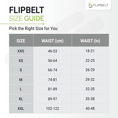 FlipBelt Zipper Running Belt, Waist Pack for Fitness and Running, US Company - color: Girly Pop Pink, size: X-Small