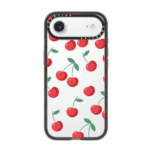CASETiFY for iPhone Air Case - Impact | Slim Fit | 8.2 ft. 4X Military Grade Drop Protection | Cherries | Black - color: Cherries, size: Iphone Air (6.5")