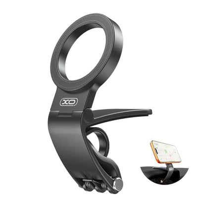 XO Magnetic Phone Holder for Car,Strong Non-Slip Car Phone Mount, Hands-Free Navigation for Car,Phone Holder for Car/Desk, Compatible with iPhone/Samsung and All Smartphones - color: 1-Pack