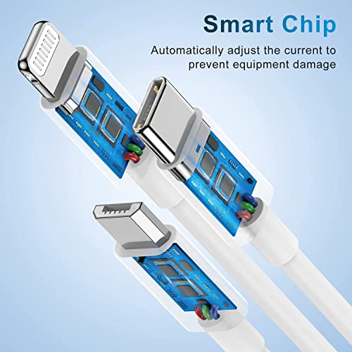Multi Charger Cable 6Ft 2Pack, 3 in 1 Charging Cord, Universal Phone Cables