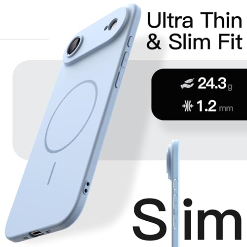 JETech Magnetic Slim Case for iPhone Air, Sky Blue - color: Sky Blue, size: iPhone Air